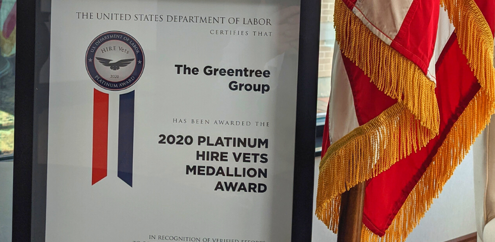 2020 Hire Vets Medallion Award