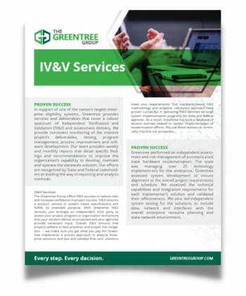 IV&V Services Flyer