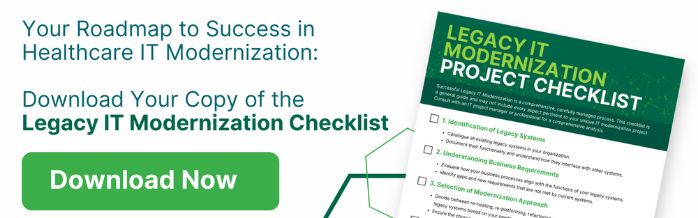 Download the Legacy IT Modernization Checklist Now